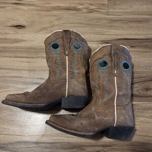 Kids Western Cowboy Boots - Brown